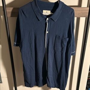 The Normal Brand Deep Blue Polo